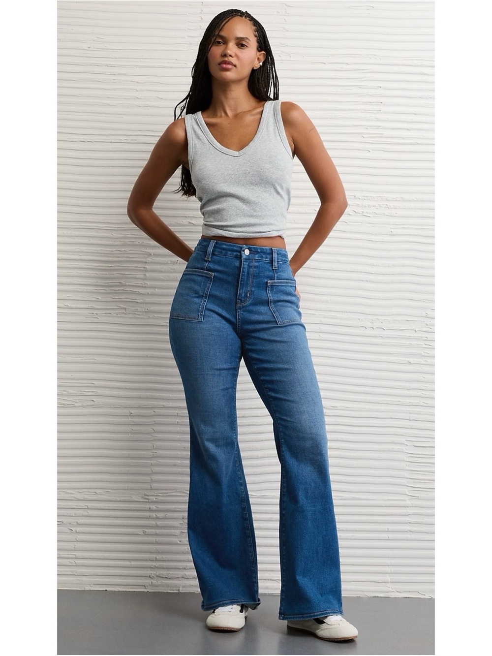 American Eagle Next Level Curvy Super High-Waisted Flare Jeans